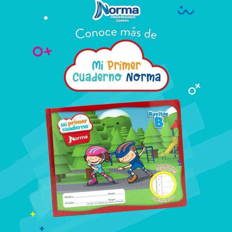 Norma CARVAJAL EDUCACION, S.A. DE C.V. CUADERNO COSIDO RAYITAS B NORMA