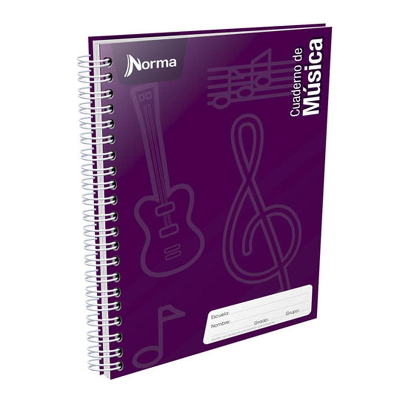 Norma CARVAJAL EDUCACION, S.A. DE C.V. CUADERNO DOBLE-O PROF. MUSICA C/80H