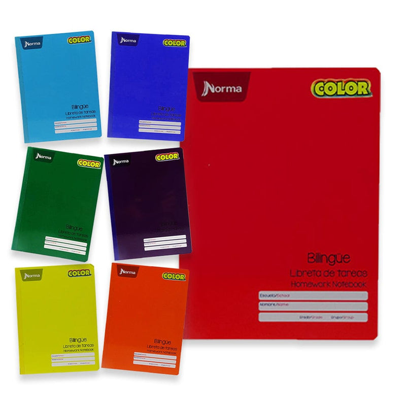 Norma CARVAJAL EDUCACION, S.A. DE C.V. ROJO CUADERNO LIBRETA DE TAREAS NORMA.