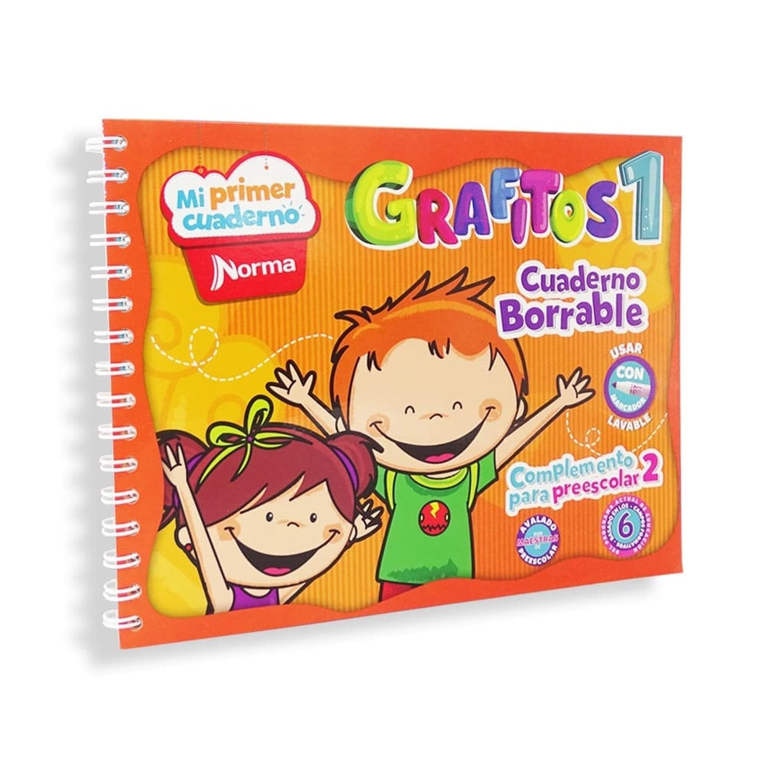 Norma CARVAJAL EDUCACION, S.A. DE C.V. MI PRIMER CUADERNO BORRABLE GRAFITOS 1