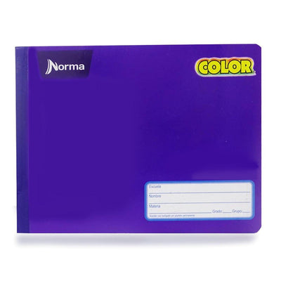 Norma CARVAJAL EDUCACION, S.A. DE C.V. MORADO CUADERNO COSIDO ITALIANO 360 BLANCO NORMA.