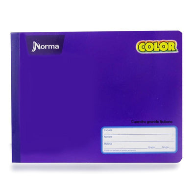 Norma CARVAJAL EDUCACION, S.A. DE C.V. MORADO CUADERNO COSIDO ITALIANO 360 C7 NORMA.