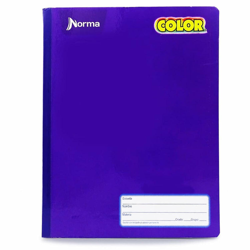 Norma CARVAJAL EDUCACION, S.A. DE C.V. MORADO CUADERNO COSIDO PROF. 360 DOBLE RAYA NORMA.