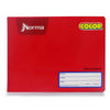 Norma CARVAJAL EDUCACION, S.A. DE C.V. ROJO CUADERNO COSIDO ITALIANO 360 DOBLE RAYA NORMA.