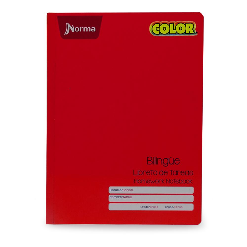 Norma CARVAJAL EDUCACION, S.A. DE C.V. ROJO CUADERNO LIBRETA DE TAREAS NORMA.