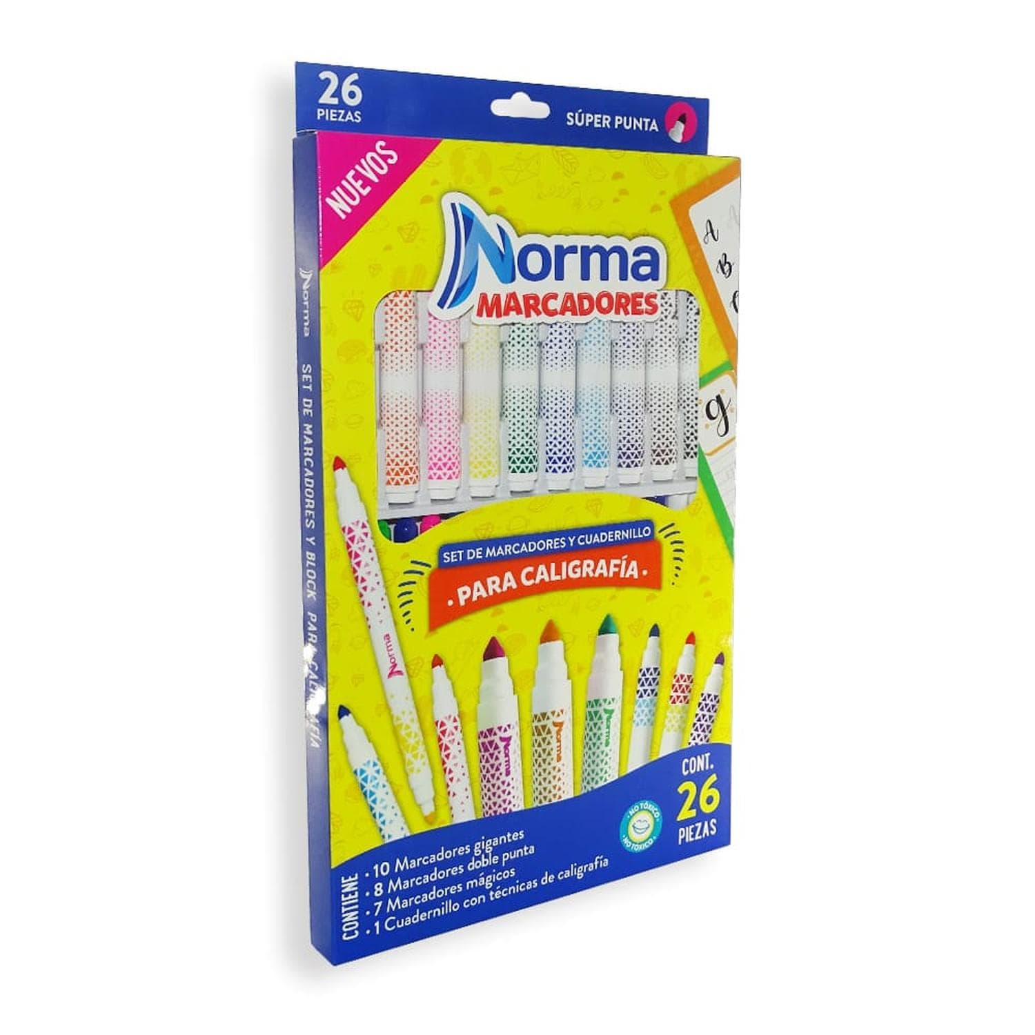 Norma CARVAJAL EDUCACION, S.A. DE C.V. SET DE CALIGRAFIA NORMA C/26PZ MARCADORES