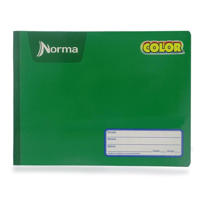 Norma CARVAJAL EDUCACION, S.A. DE C.V. VERDE CUADERNO COSIDO ITALIANO 360 BLANCO NORMA.