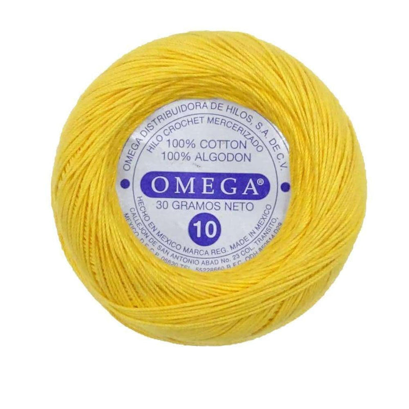 Omega OMEGA DISTRIBUIDORES DE HILO, S.A. DE C.V. HILO CROCHET OMEGA NO.10 HUEVO