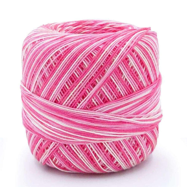 Omega OMEGA DISTRIBUIDORES DE HILO, S.A. DE C.V. HILO CROCHET OMEGA NO.10 MATIZADO ROSADO BAJO #132 30G