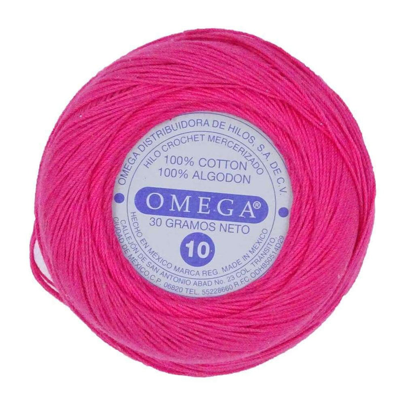 Omega OMEGA DISTRIBUIDORES DE HILO, S.A. DE C.V. HILO CROCHET OMEGA NO.10 ROSA