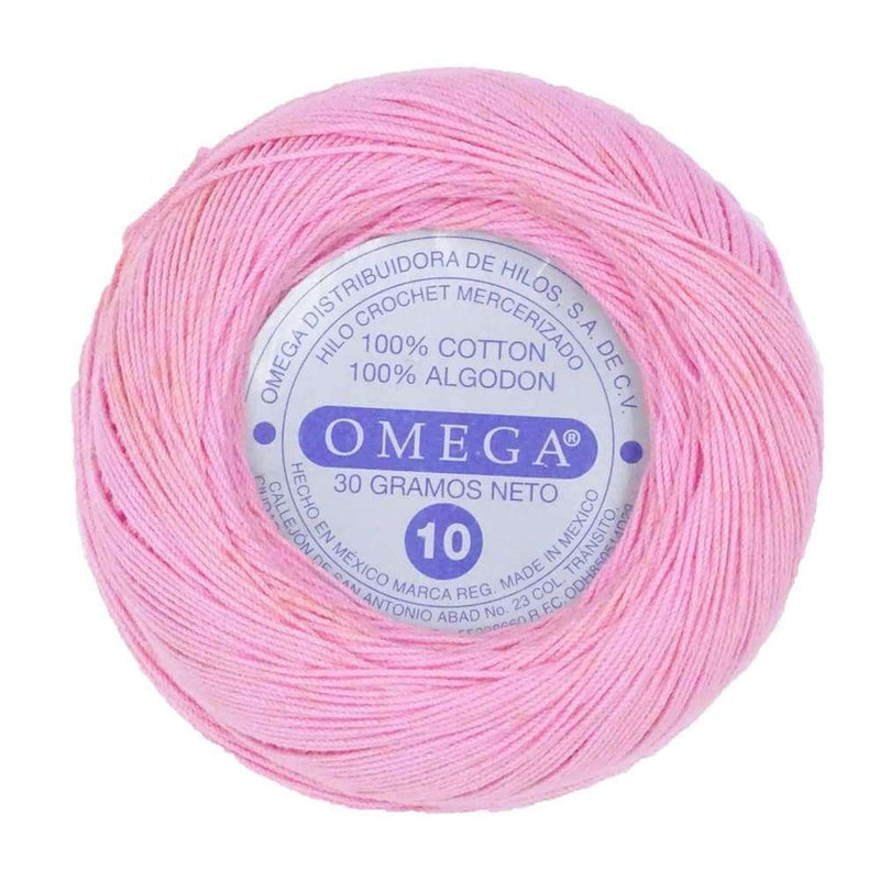 Omega OMEGA DISTRIBUIDORES DE HILO, S.A. DE C.V. HILO CROCHET OMEGA NO.10 ROSA NIÑA