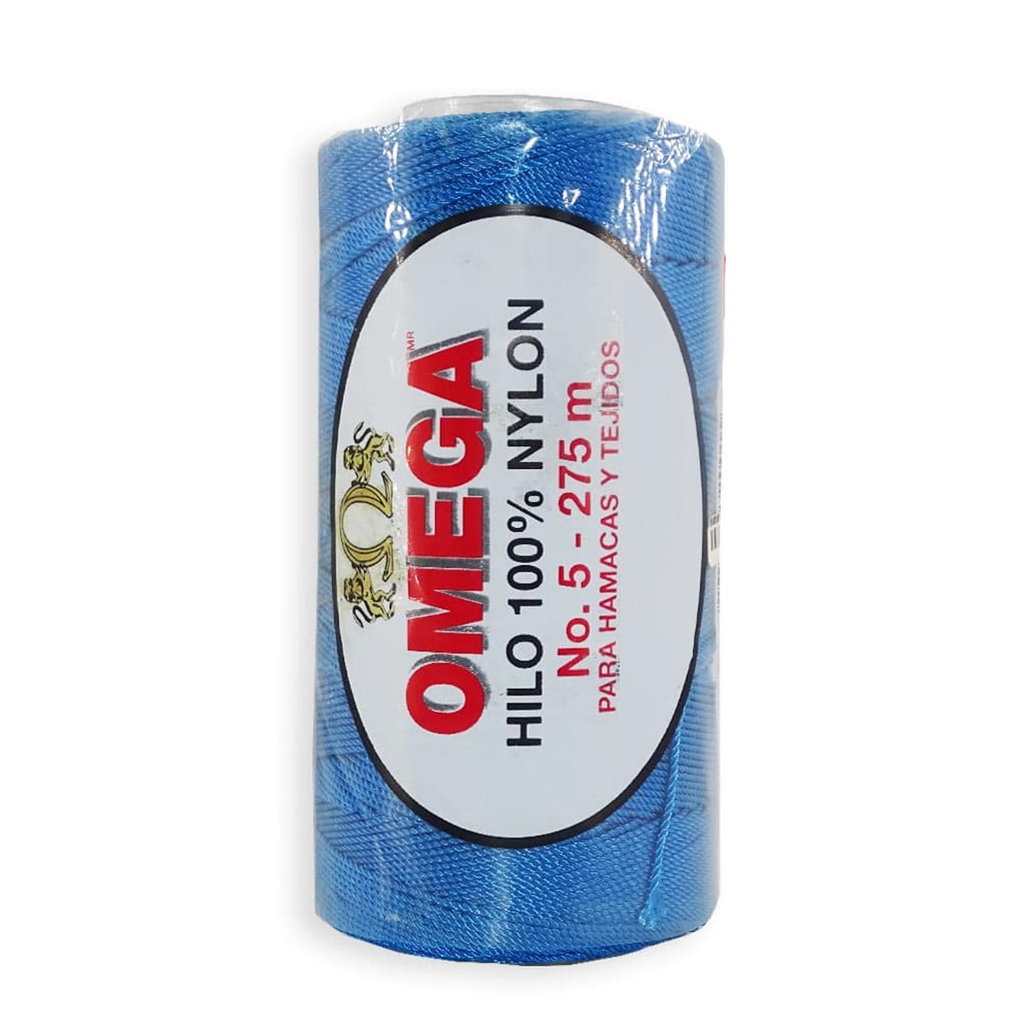 Omega OMEGA DISTRIBUIDORES DE HILO, S.A. DE C.V. HILO NYLON OMEGA NO.5 C/275M ART. 370 AZUL PACIFICO #23*