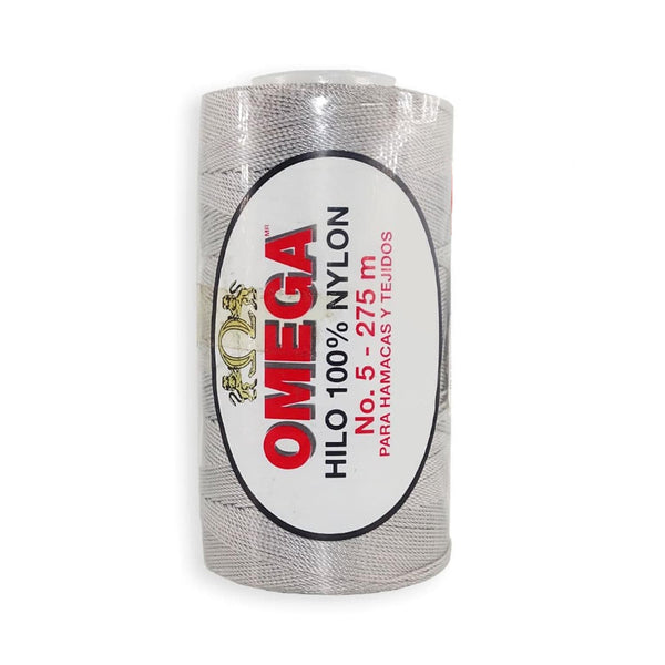 Omega OMEGA DISTRIBUIDORES DE HILO, S.A. DE C.V. HILO NYLON OMEGA NO.5 C/275M ART. 370 GRIS #59*