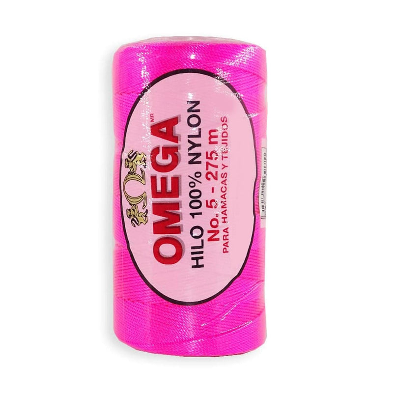 Omega OMEGA DISTRIBUIDORES DE HILO, S.A. DE C.V. HILO NYLON OMEGA NO.5 C/275M ART. 370 ROSA FOSFORESCENTE