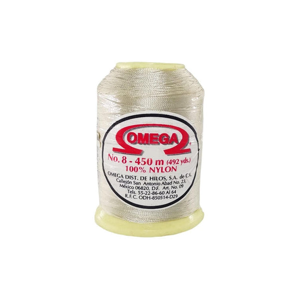 Omega OMEGA DISTRIBUIDORES DE HILO, S.A. DE C.V. HILO NYLON OMEGA NO.8 C/450M BEIGE #85