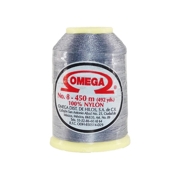 Omega OMEGA DISTRIBUIDORES DE HILO, S.A. DE C.V. HILO NYLON OMEGA NO.8 C/450M GRIS C. #109