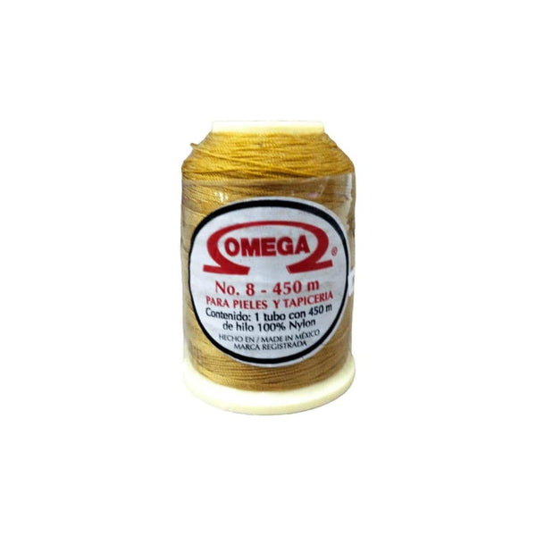 Omega OMEGA DISTRIBUIDORES DE HILO, S.A. DE C.V. HILO NYLON OMEGA NO.8 C/450M MOSTAZA #105