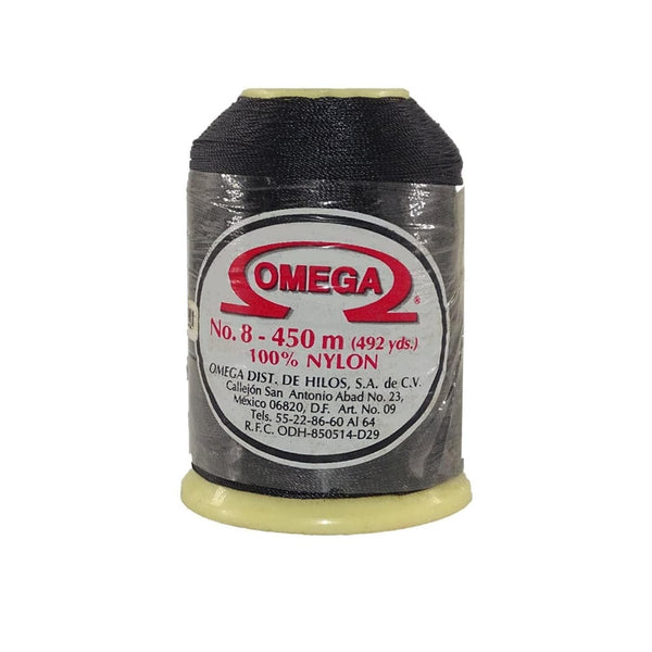 Omega OMEGA DISTRIBUIDORES DE HILO, S.A. DE C.V. HILO NYLON OMEGA NO.8 C/450M NEGRO #11