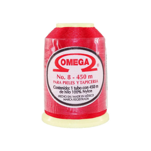 Omega OMEGA DISTRIBUIDORES DE HILO, S.A. DE C.V. HILO NYLON OMEGA NO.8 C/450M ROJO #83