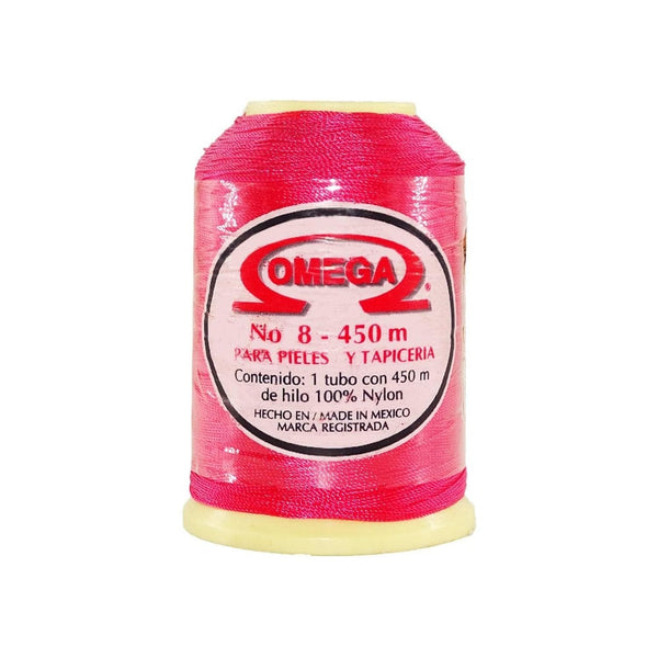 Omega OMEGA DISTRIBUIDORES DE HILO, S.A. DE C.V. HILO NYLON OMEGA NO.8 C/450M ROSA MEX. #93