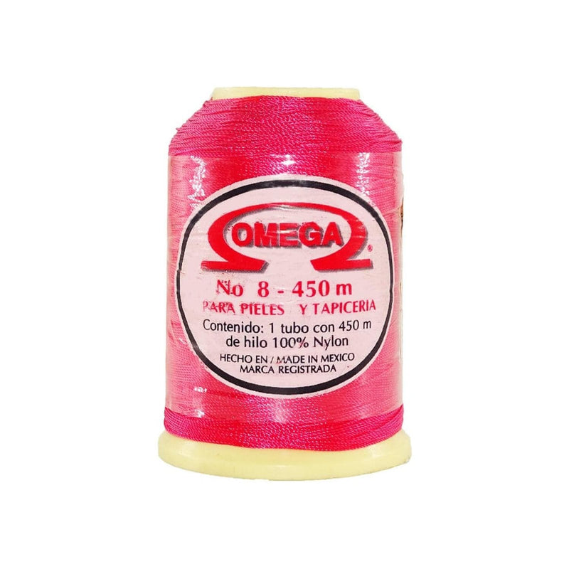 Omega OMEGA DISTRIBUIDORES DE HILO, S.A. DE C.V. HILO NYLON OMEGA NO.8 C/450M ROSA MEX.