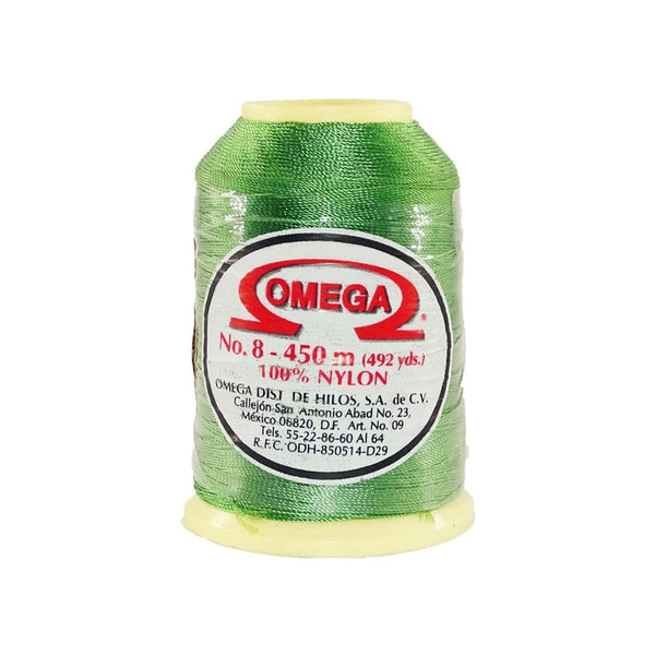 Omega OMEGA DISTRIBUIDORES DE HILO, S.A. DE C.V. HILO NYLON OMEGA NO.8 C/450M VERDE BOSQUE #97