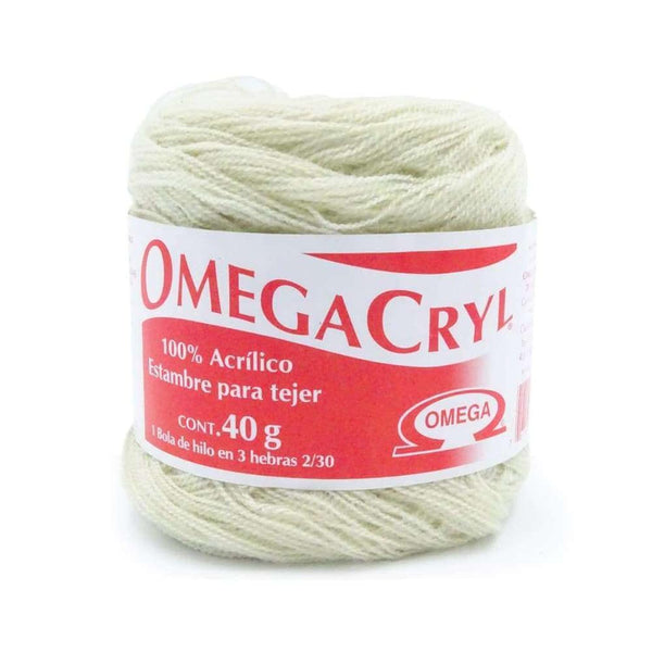 Omega OMEGA DISTRIBUIDORES DE HILO, S.A. DE C.V. HILO OMEGACRYL 2/30 40G BEIGE #3