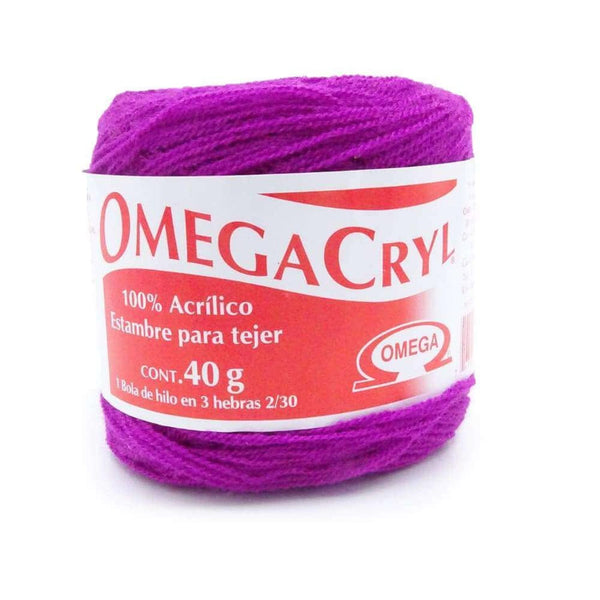 Omega OMEGA DISTRIBUIDORES DE HILO, S.A. DE C.V. HILO OMEGACRYL 2/30 40G BUGAMBILIA #47