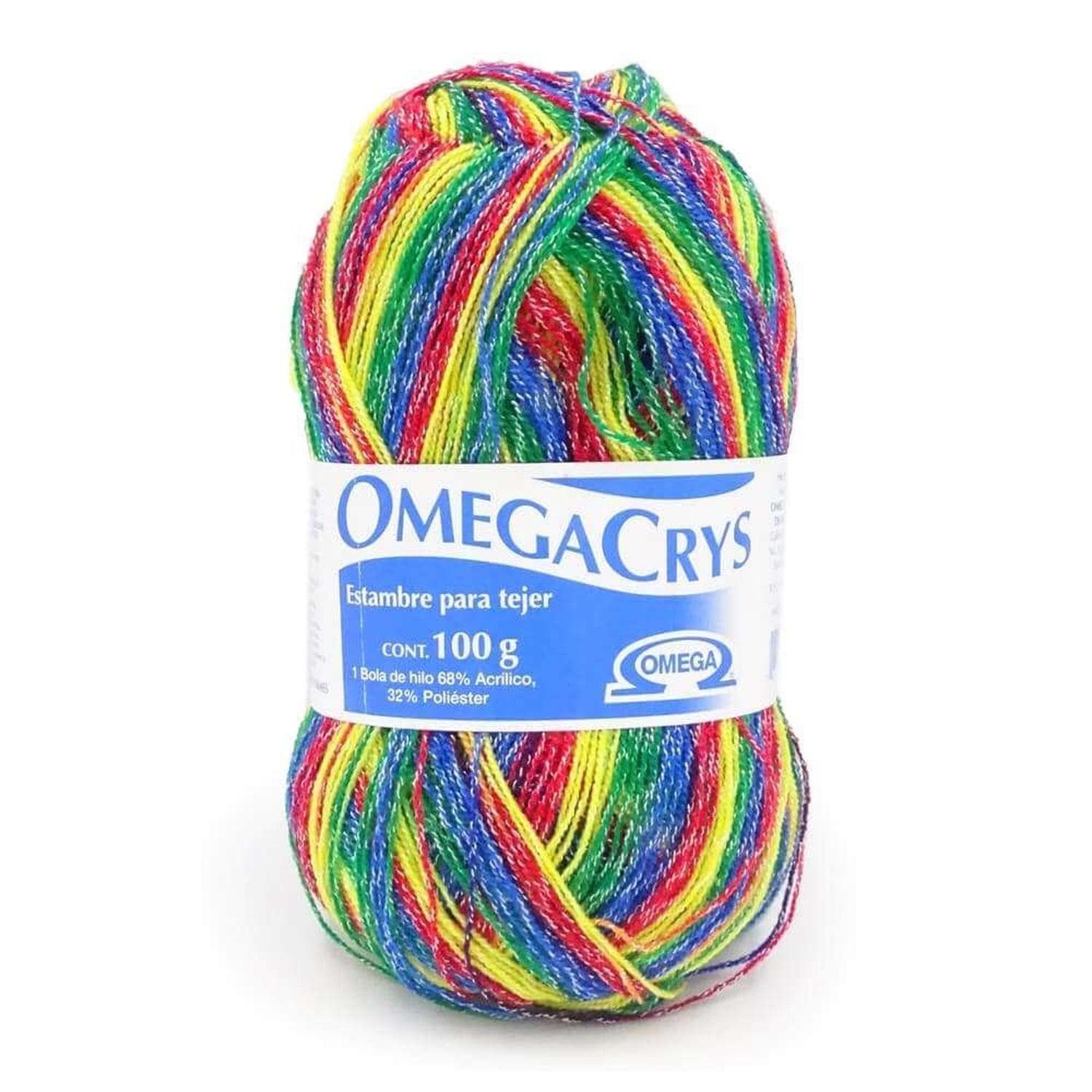 Omega OMEGA DISTRIBUIDORES DE HILO, S.A. DE C.V. HILO OMEGACRYS DE 100G #267 MULTICOLOR*