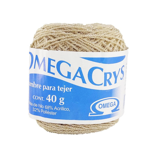 Omega OMEGA DISTRIBUIDORES DE HILO, S.A. DE C.V. HILO OMEGACRYS DE 40G #206 CAMELLO*