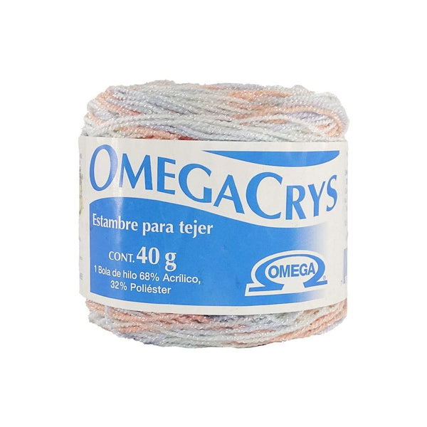 Omega OMEGA DISTRIBUIDORES DE HILO, S.A. DE C.V. HILO OMEGACRYS DE 40G #260 MATIZADO PASTEL*