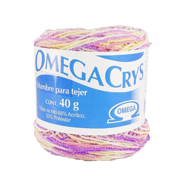 Omega OMEGA DISTRIBUIDORES DE HILO, S.A. DE C.V. HILO OMEGACRYS DE 40G #265 MATIZADO ROSA*