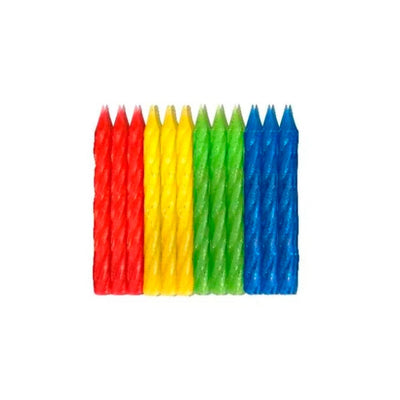 Party Is On FABRICAS SELECTAS DEL CENTRO, S.A. DE C.V. VELA ESPIRAL PAYASO NEON