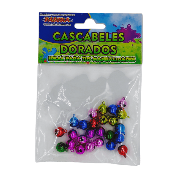 Pascua MEGAFUMI, S.A. DE C.V. CASCABEL 10MM #3 C/25PZ COLORES SURTIDOS