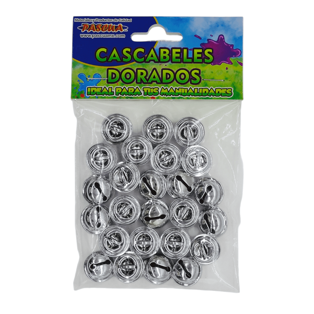 Pascua MEGAFUMI, S.A. DE C.V. CASCABEL 18MM #6 C/25PZ PLATA