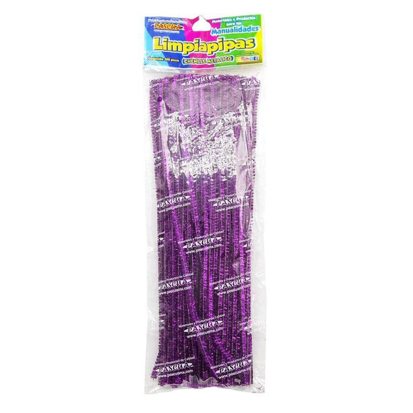 Pascua MEGAFUMI, S.A. DE C.V. CHENILLE PASCUA METALICO C/100PZ MORADO