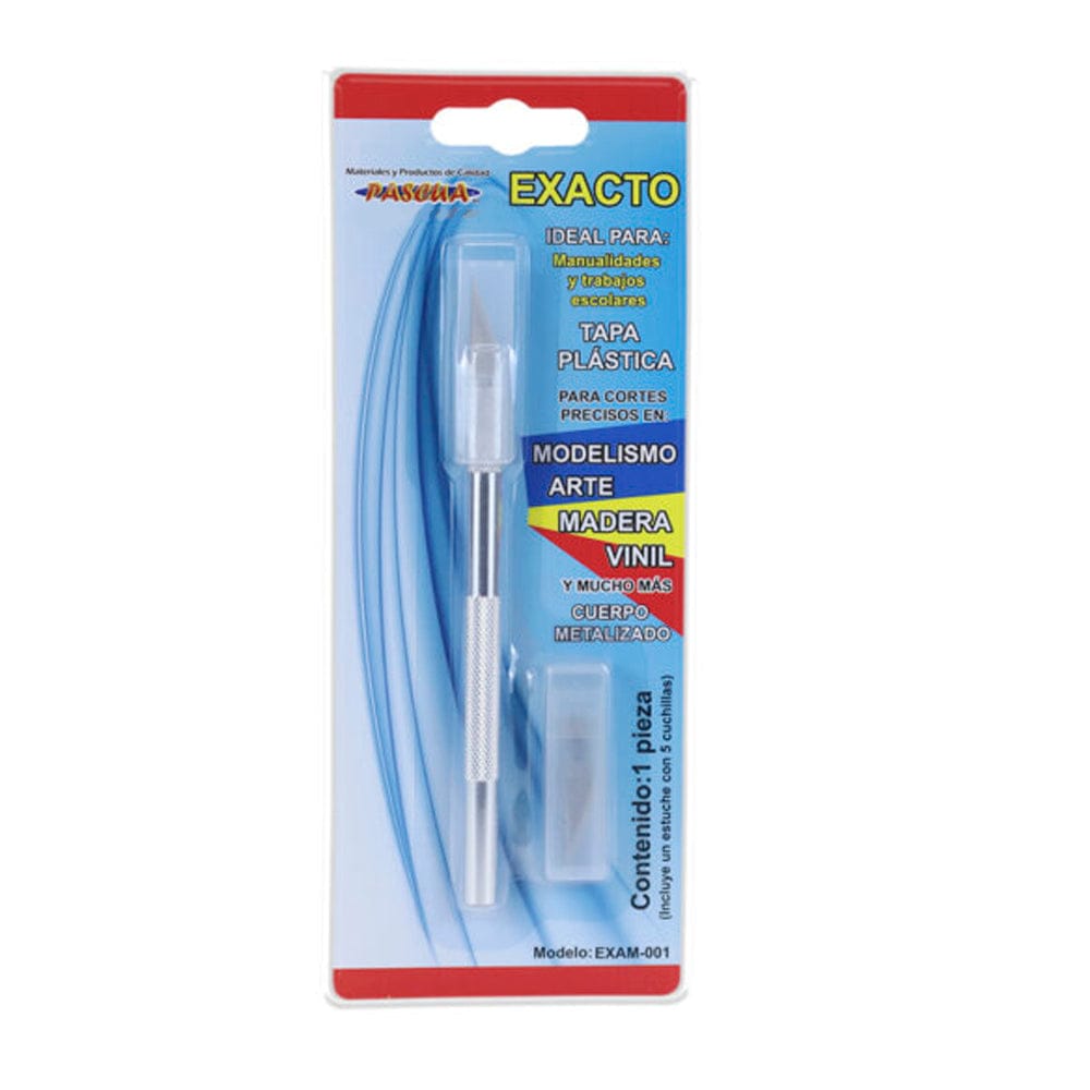 Pascua MEGAFUMI, S.A. DE C.V. EXACTO METALICO C/5 CUCHILLAS DE REP. PASCUA