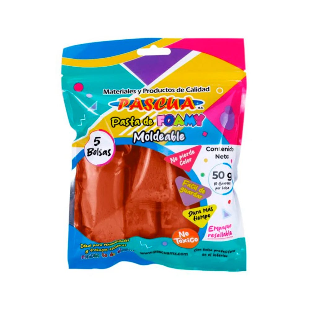 Pascua MEGAFUMI, S.A. DE C.V. FOAMY MOLDEABLE C/50G CHOCOLATE