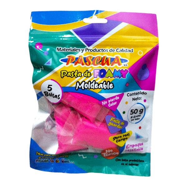 Pascua MEGAFUMI, S.A. DE C.V. FOAMY MOLDEABLE C/50G ROSA MEXICANO