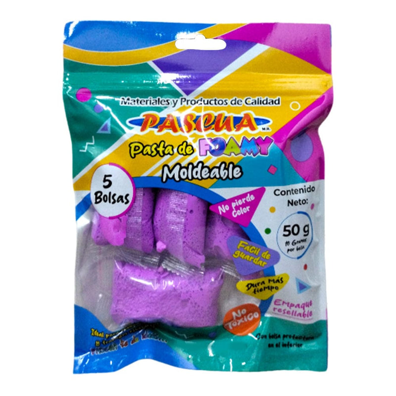 Pascua MEGAFUMI, S.A. DE C.V. FOAMY MOLDEABLE C/50G UVA