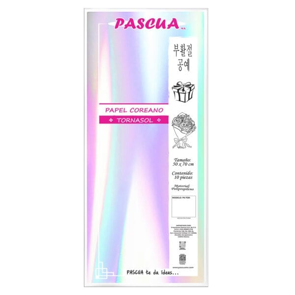 Pascua MEGAFUMI, S.A. DE C.V. IRIS PAPEL COREANO C/10PZ TORNASOL