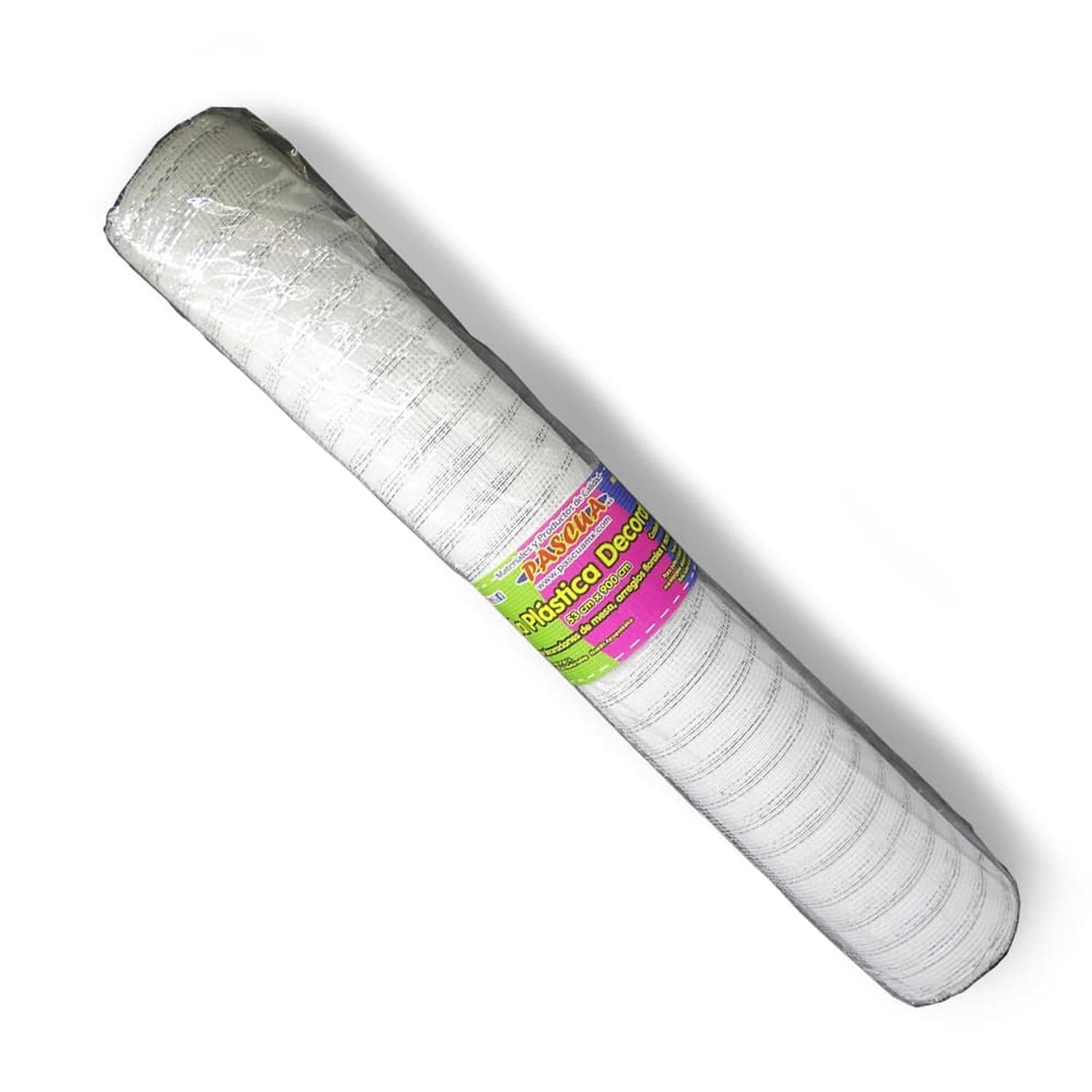 Pascua MEGAFUMI, S.A. DE C.V. MALLA PLASTICA 53CMX9M BLANCO-PLATA