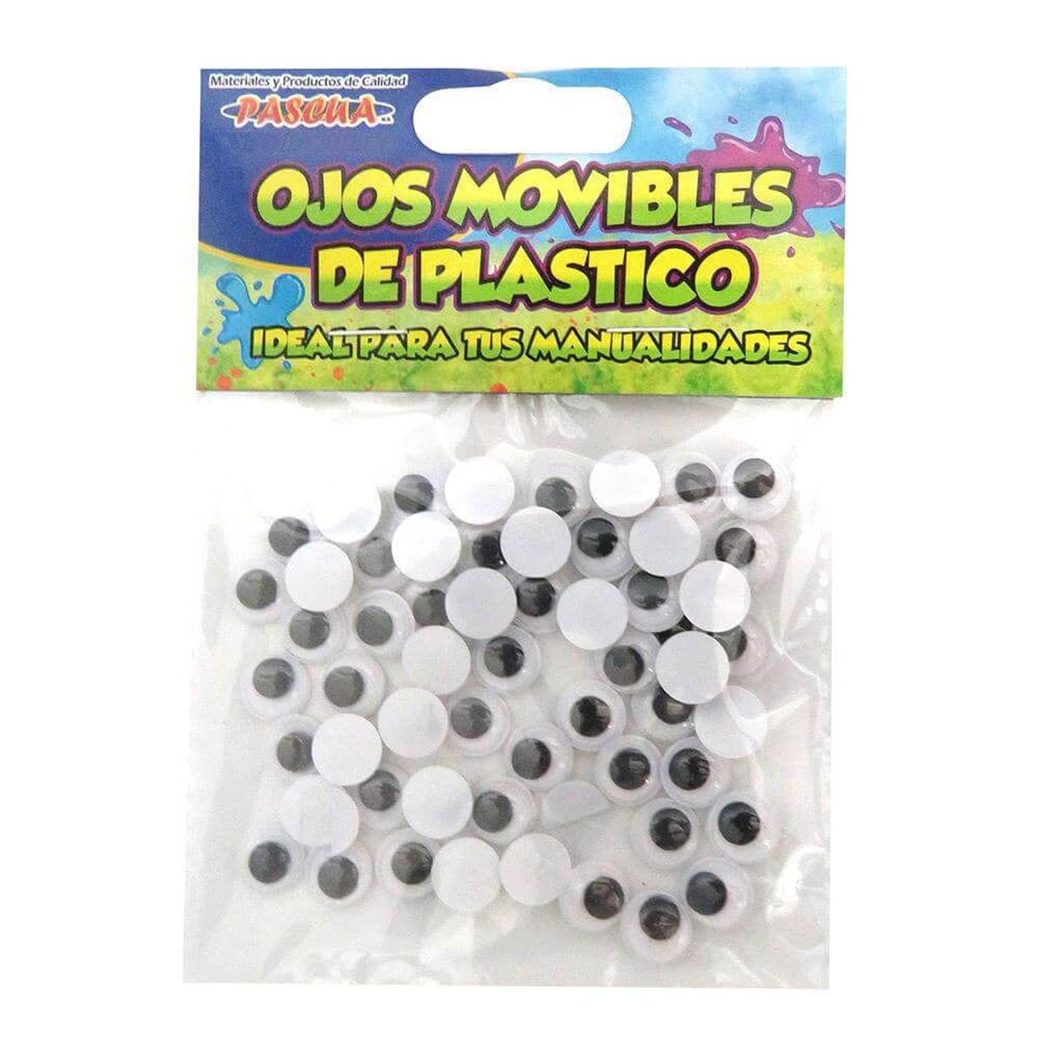 Pascua MEGAFUMI, S.A. DE C.V. OJOS MOVIBLES REDONDOS 10MM C/50PZ