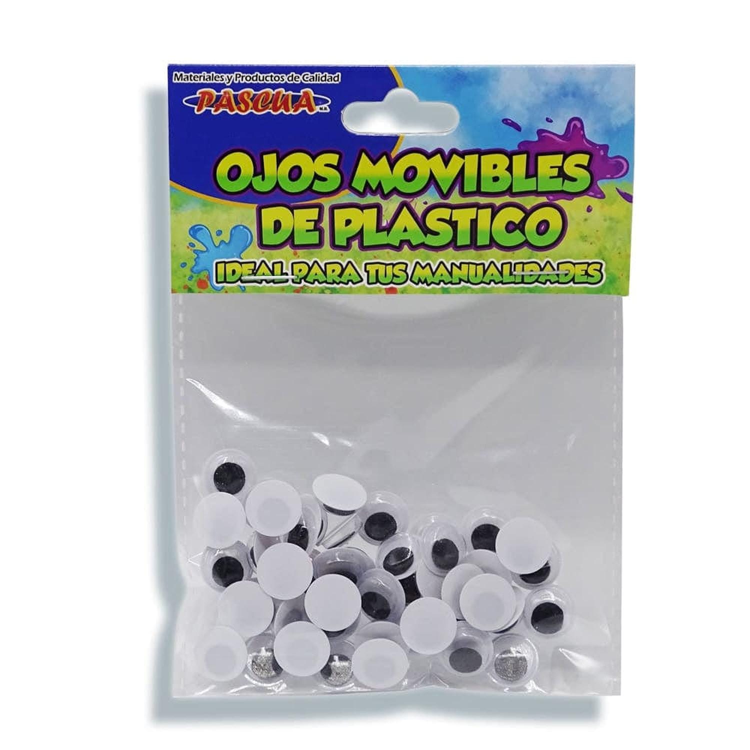 Pascua MEGAFUMI, S.A. DE C.V. OJOS MOVIBLES REDONDOS 12MM C/50PZ