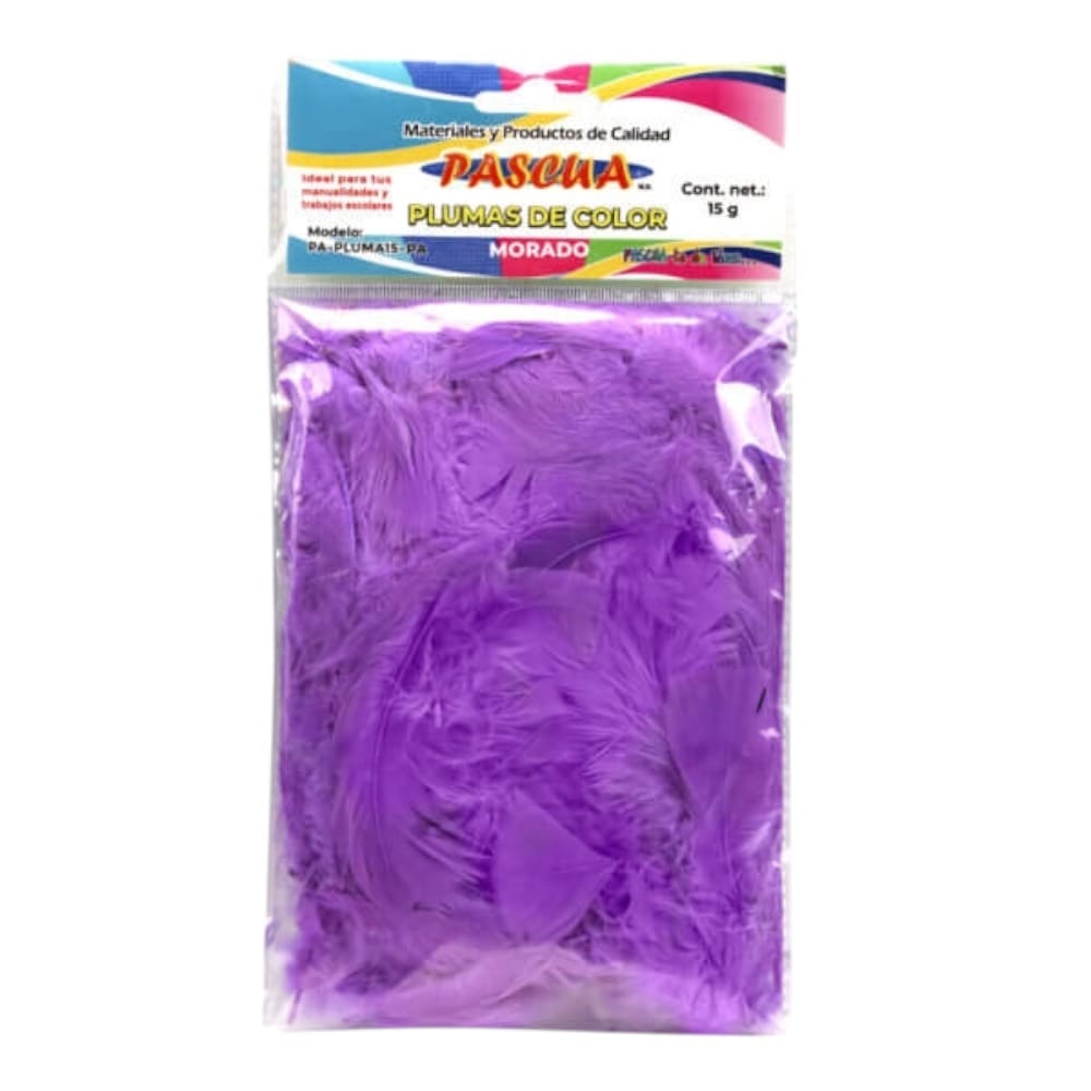Pascua MEGAFUMI, S.A. DE C.V. PLUMAS DE COLORES PASCUA C/15G MORADO