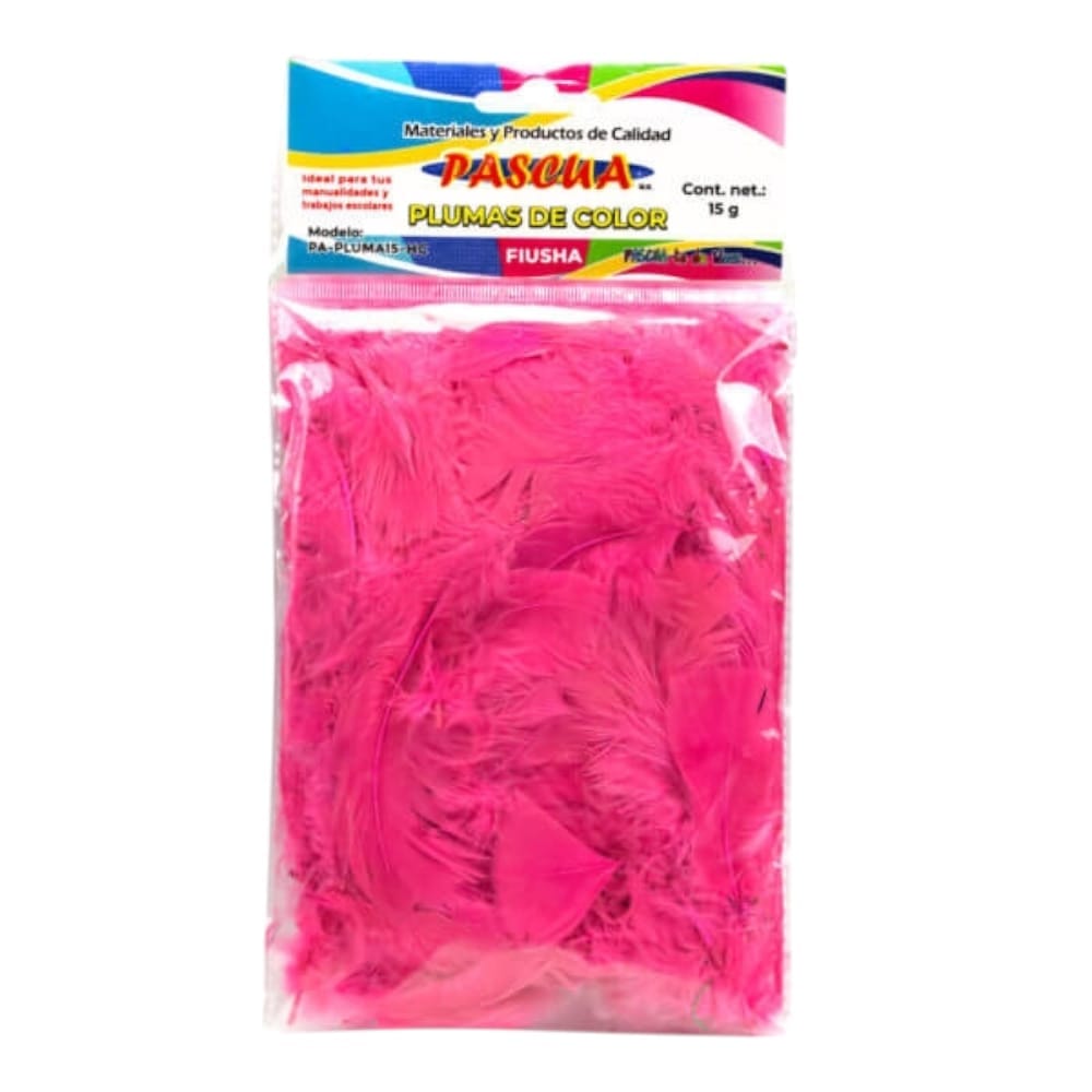 Pascua MEGAFUMI, S.A. DE C.V. PLUMAS DE COLORES PASCUA C/15G ROSA