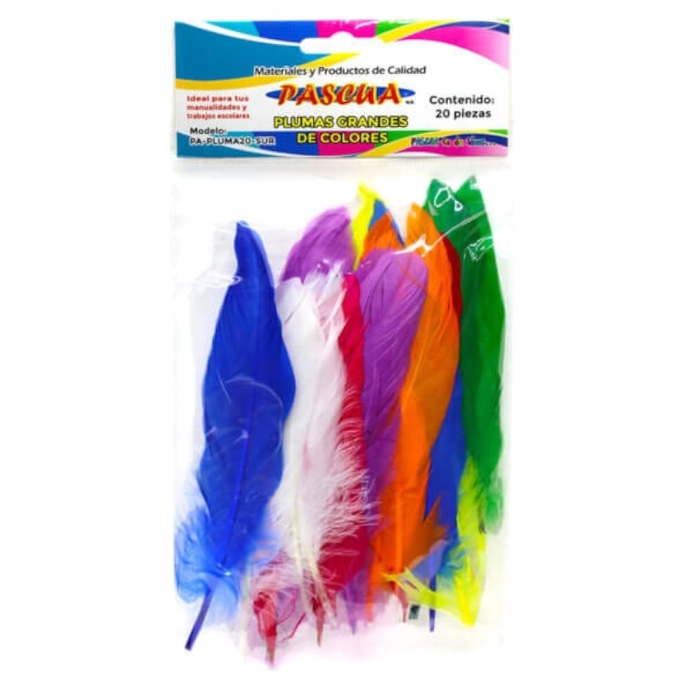 Pascua MEGAFUMI, S.A. DE C.V. PLUMAS DE COLORES PASCUA C/20G SURTIDO