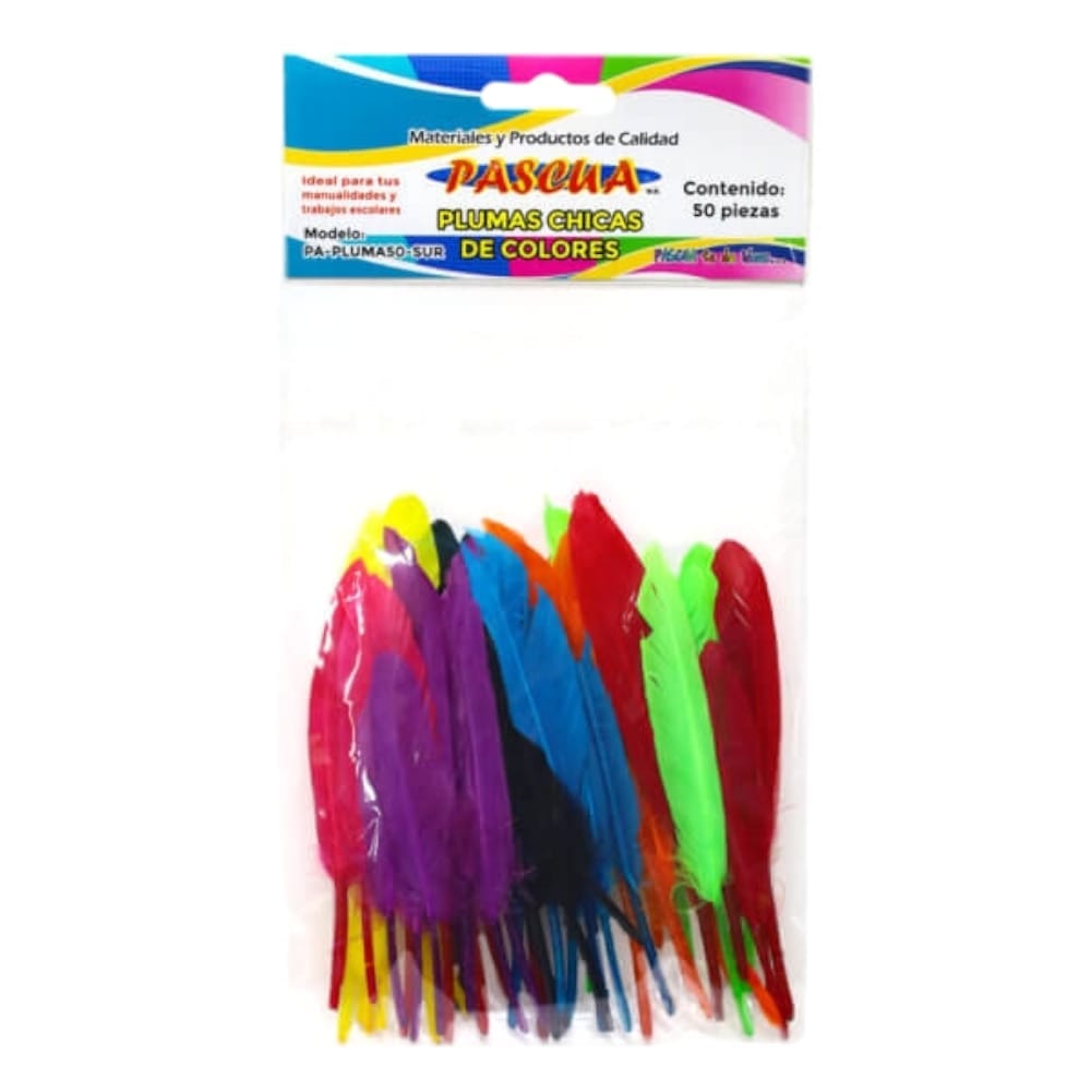 Pascua MEGAFUMI, S.A. DE C.V. PLUMAS DE COLORES PASCUA C/50G SURTIDO