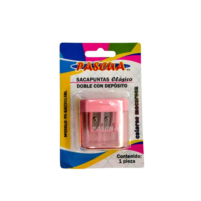 Pascua MEGAFUMI, S.A. DE C.V. SACAPUNTAS PASCUA DOBLE C/DEPOSITO CLASICO