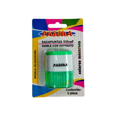 Pascua MEGAFUMI, S.A. DE C.V. SACAPUNTAS PASCUA DOBLE C/DEPOSITO VITRAL